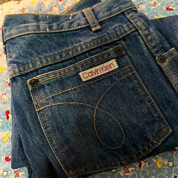 Vintage Calvin Klein Straight/Wide Leg Jeans 25-26 - Picture 6 of 11
